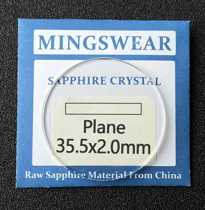 

1pc 2.0mm Thick Flat Round Sapphire Crystal for Watch Replacement from 20mm to 40mm
