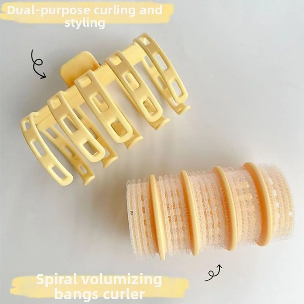 Plastic Hair Roller for Bangs Self-adhesive Fluffy Hair Eight-character Bangs Curling Air Bangs Curling Tube Hairdressing Tools