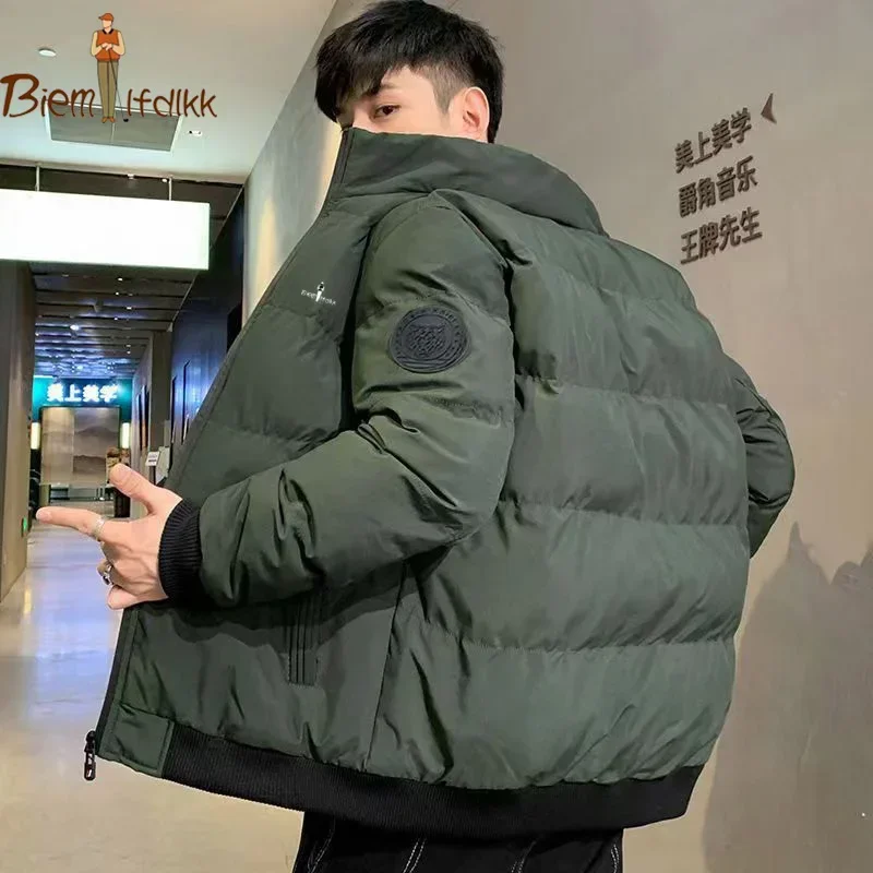 BIEMLFDLKK 남성용 스탠드 칼라 재킷, 골프 브랜드, 야구 저지, 하이 퀄리티 캐주얼 재킷