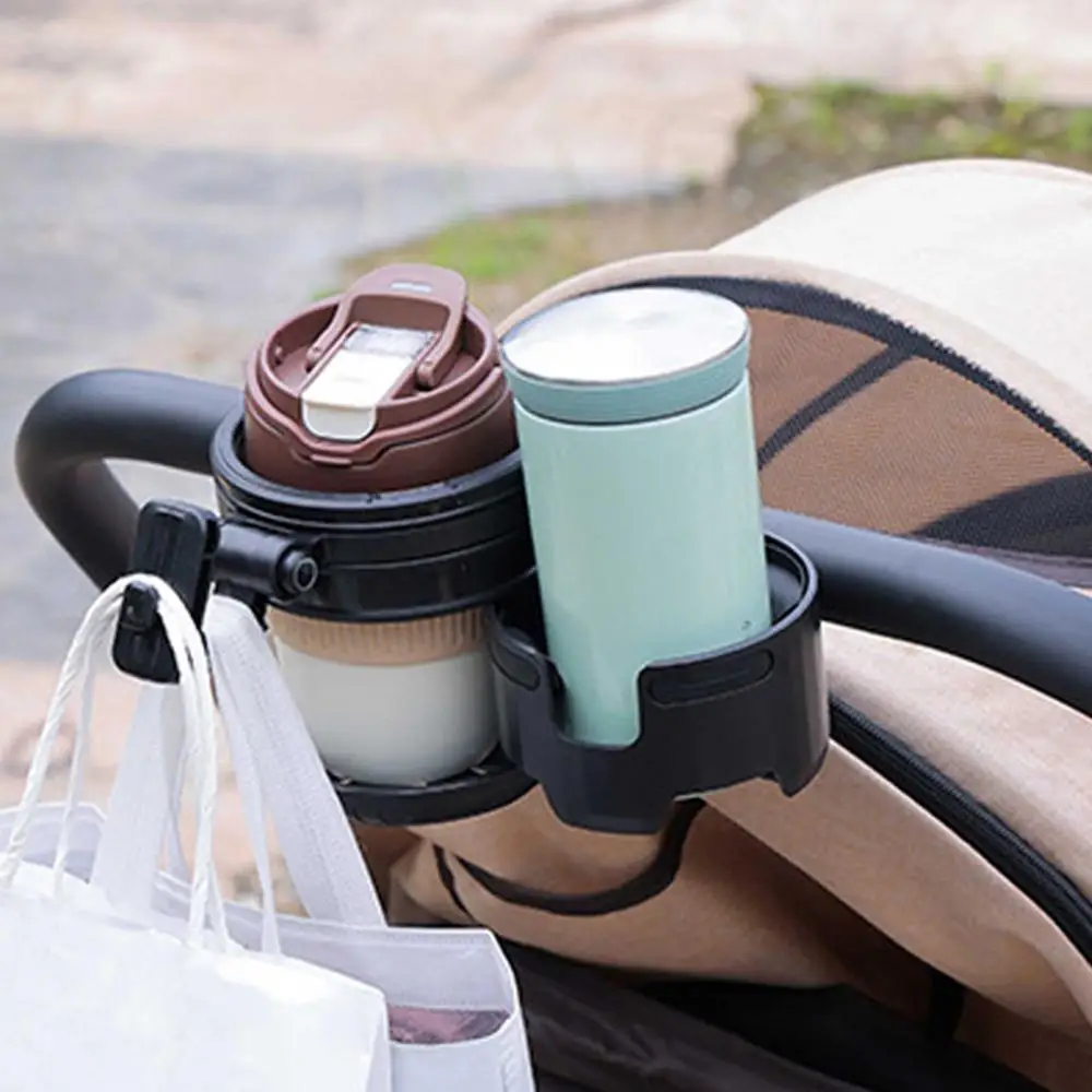 Stroller Water Bottle Holder Toddler Stroller Water Bottle Holder Clamp-On Multi-Functional Motorcycle Mount Organizer Quick
