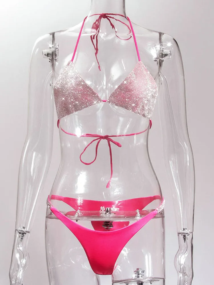 Brilliant Diamond Sexy Club Women's Underwear Bikini Lingerie Set