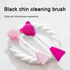 Cat Chin Cleaner Manual Silicone Cat Cleaner Brush Silicone Brush Heads Cleaning Tool For Gums Jaw Tongue Chin And Face Cleaning 2
