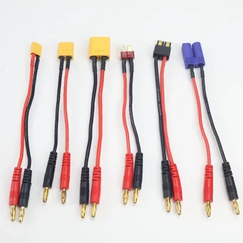 S1daf9f5c7c6f4d7a980d58c0d4264a33H.jpg Ligne 15/30 cm modèle avion B6 chargeur XT30 XT60 XT90 EC3 EC5 TRX prise T prise dans 4.0mm tête banane charge