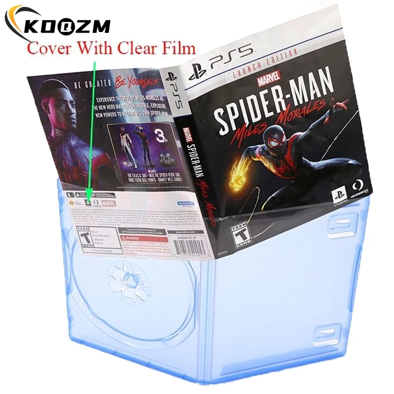 1pcs Plastic Disc Box CD Game Case Protective Box Compatible For / Ps4 Game Disk Holder CD DVD Discs Storage Cover