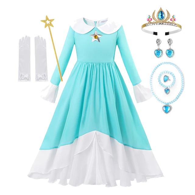 Disfraz de maléfica para mujer, disfraz de princesa Peach para Halloween,  vestido de fiesta para madre, 2023 - AliExpress