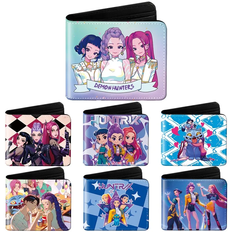 K Pop Demon Hunters Wallets Girl Anime Rumi Mira Zoey Wallet