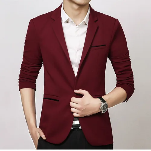 브랜드 남성 캐주얼 블레이저 가을 봄 패션 슬림 지방 정장 재킷 남성 블레이저 masculino 의류 vetement homme m ~ 5xl af1415 4