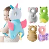 Newborn Headrest Security Pillows Backpack Toddler Baby Head Fall Protection Pad Cushion Cartoon Soft Security Pillows Backpack 1