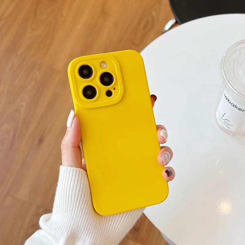 Premium Liquid Silicone Full Cover Phone Case - Sleek and Durable Protection