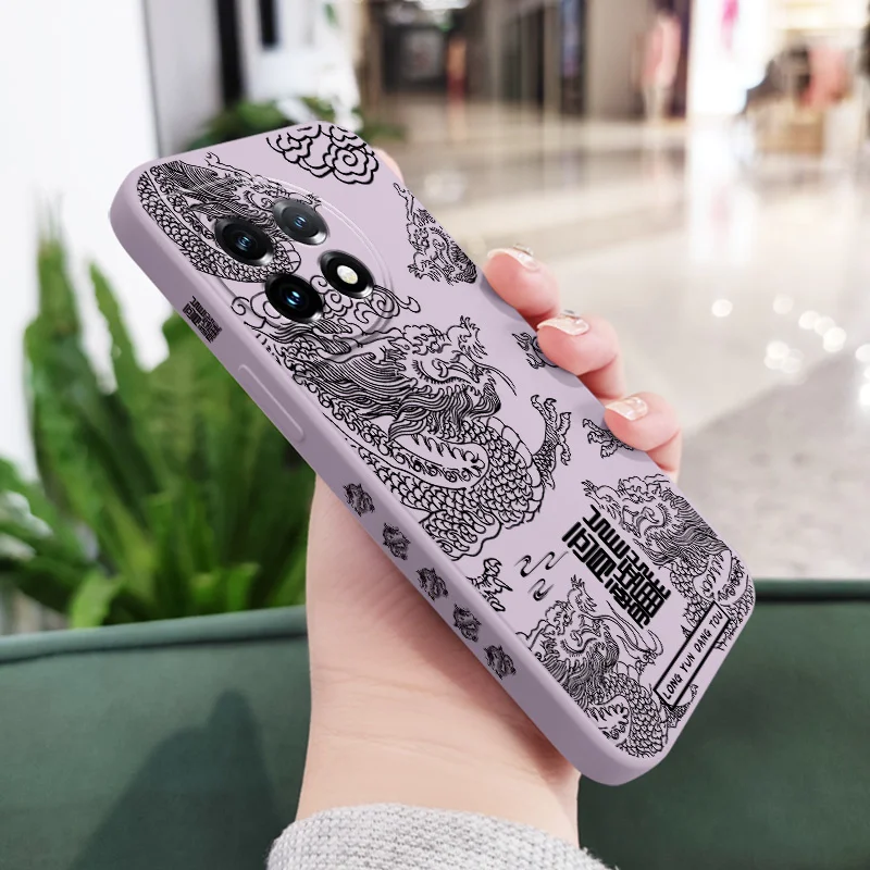 Flying Dragon Liquid Silicone Phone Case
