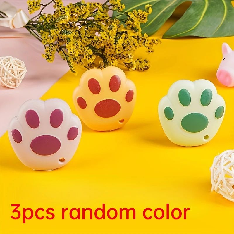 1/2개 귀여운 고양이 발 모양 아트 나이프 - 스프링이 있는 접이식 종이 커터, 사무실, 학교, 프로젝트용 금속 디자인 펜 나이프