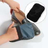 Shoe Gloves Shoe Care Brush Shoes Cleaner Soft Wool Plush Random Color Polished Gloves Wipe Shoes Handbag 1
