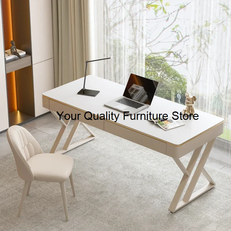 

Study Modern Office Desks Slate Luxury Workbench Home Office Desks Table Computer Escritorio Ordenador Work Furniture QF50OD