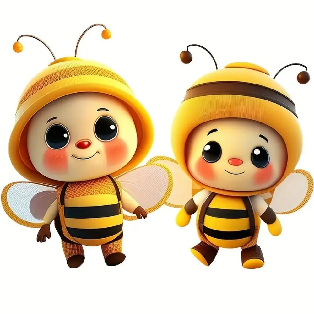 귀여운 꿀벌 자동차 걸이식 장식, 창의적인 절묘한 자동차 후면 보기 장식, 사랑스러운 작은 꿀벌 펜던트