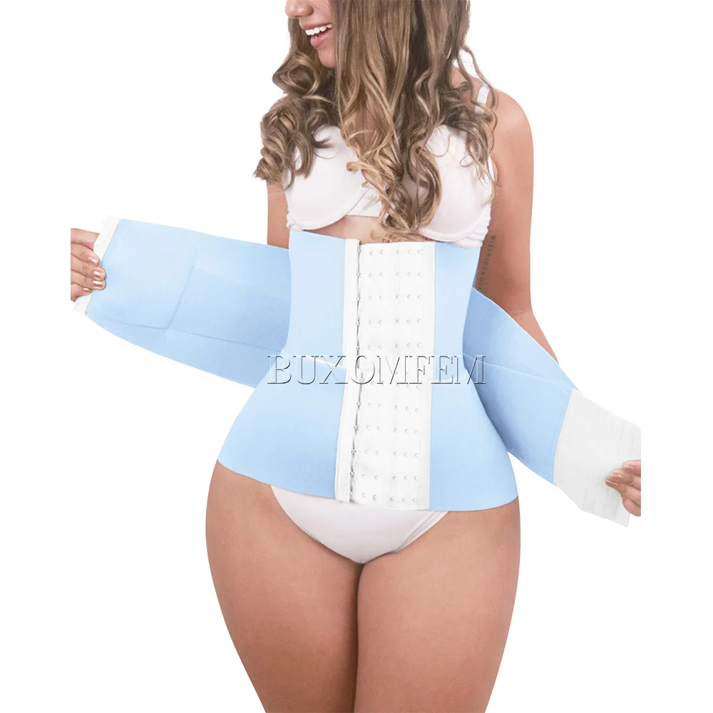 Double Tummy Control Stretchy Colombian Girdles Versatile Shaped Up Waist Trainer Shaper Adjustable Tummy Belt Waist Trimmer