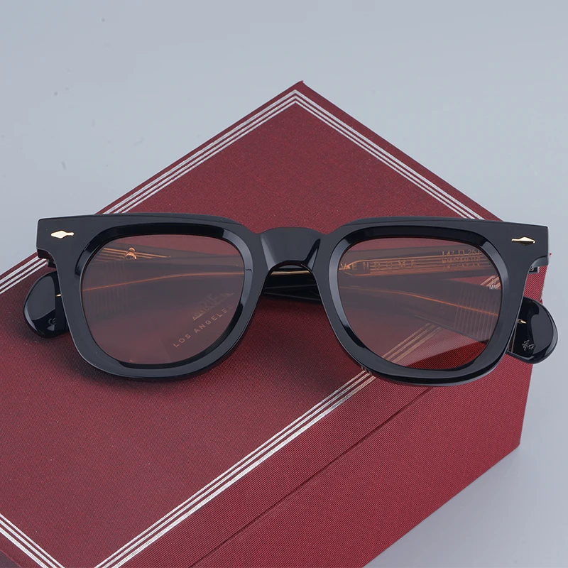 Jmm Vendome Original Acetate Jacques Sunglasses Oval Tortoise Men