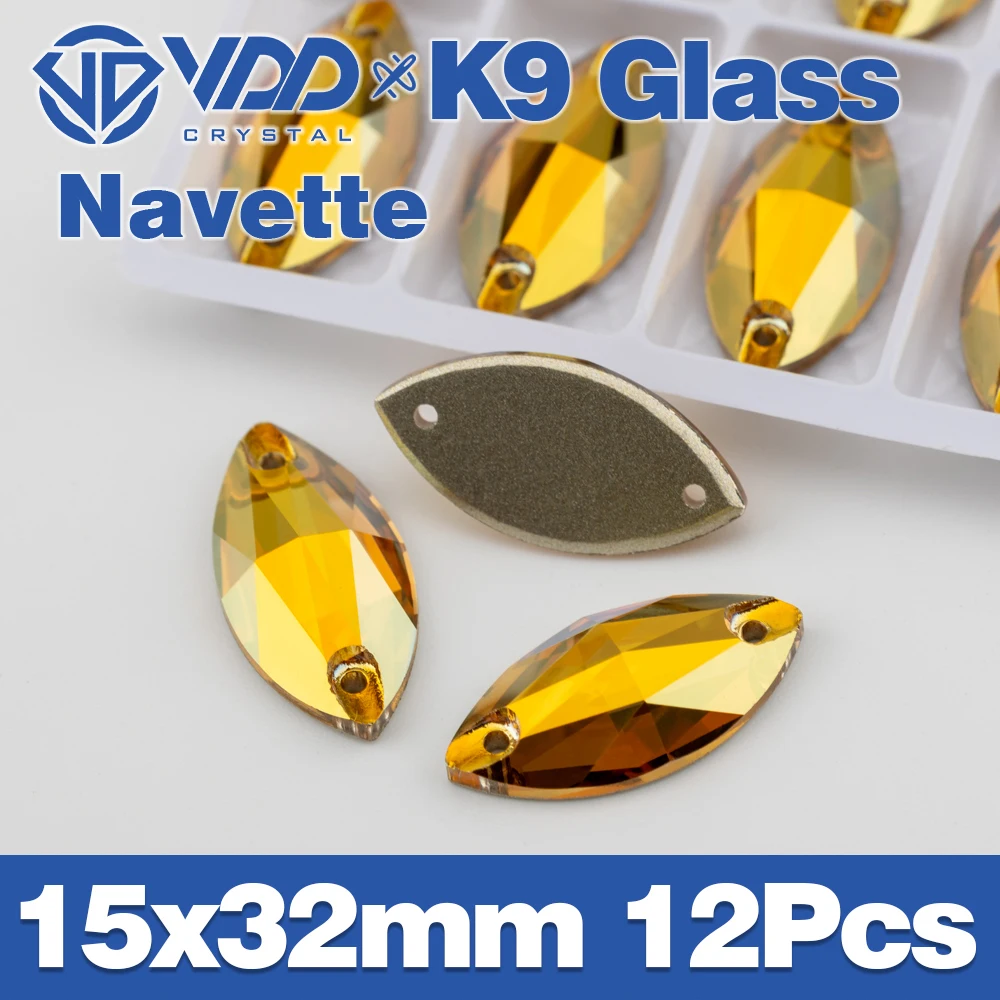 VDD S258 Sonnenschein Fase Top Qualität K9 Glas Nähen Auf Strass Kristall Nähen Flatback Für Kleidungsstück Kleidung Hochzeit Kleid – Detail 22
