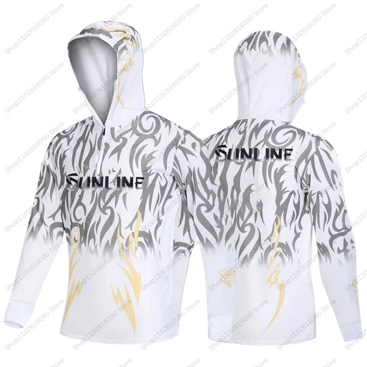 

SUNLINE fishing clothes Anti-UV outdoor quick drying ventilation sunscreen long-sleeved fishing s Cycling pesca