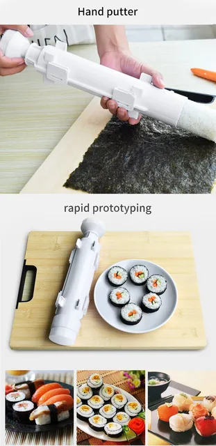 Dropship DIY Sushi Maker Roller Rice Mold Sushi Making Machine Vegetable  Meat Rolling Device Onigiri Mold Sushi Tools Kitchen Accessories to Sell  Online at a Lower Price