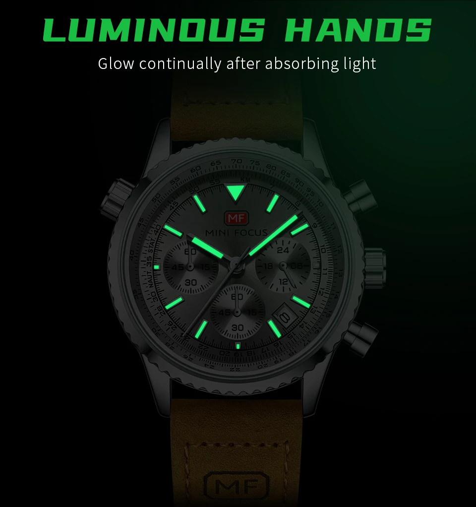 MINI FOCUS Quartz Watch for Men Waterproof_voghion.com