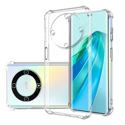 Shockproof Clear Silicone Phone Case with Camera Protection for ABS (For Honor X9a)