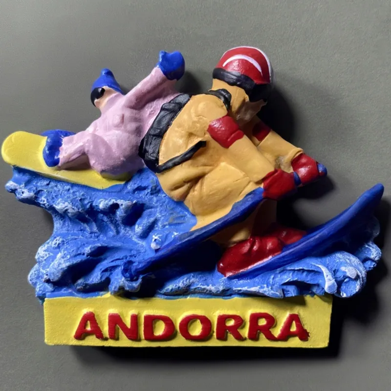 Europe Andorra 3D Fridge Magnets Tourism Souvenir