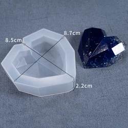 Heart - Shaped Silicone Mold for DIY Jewelry and Crafts (Large)