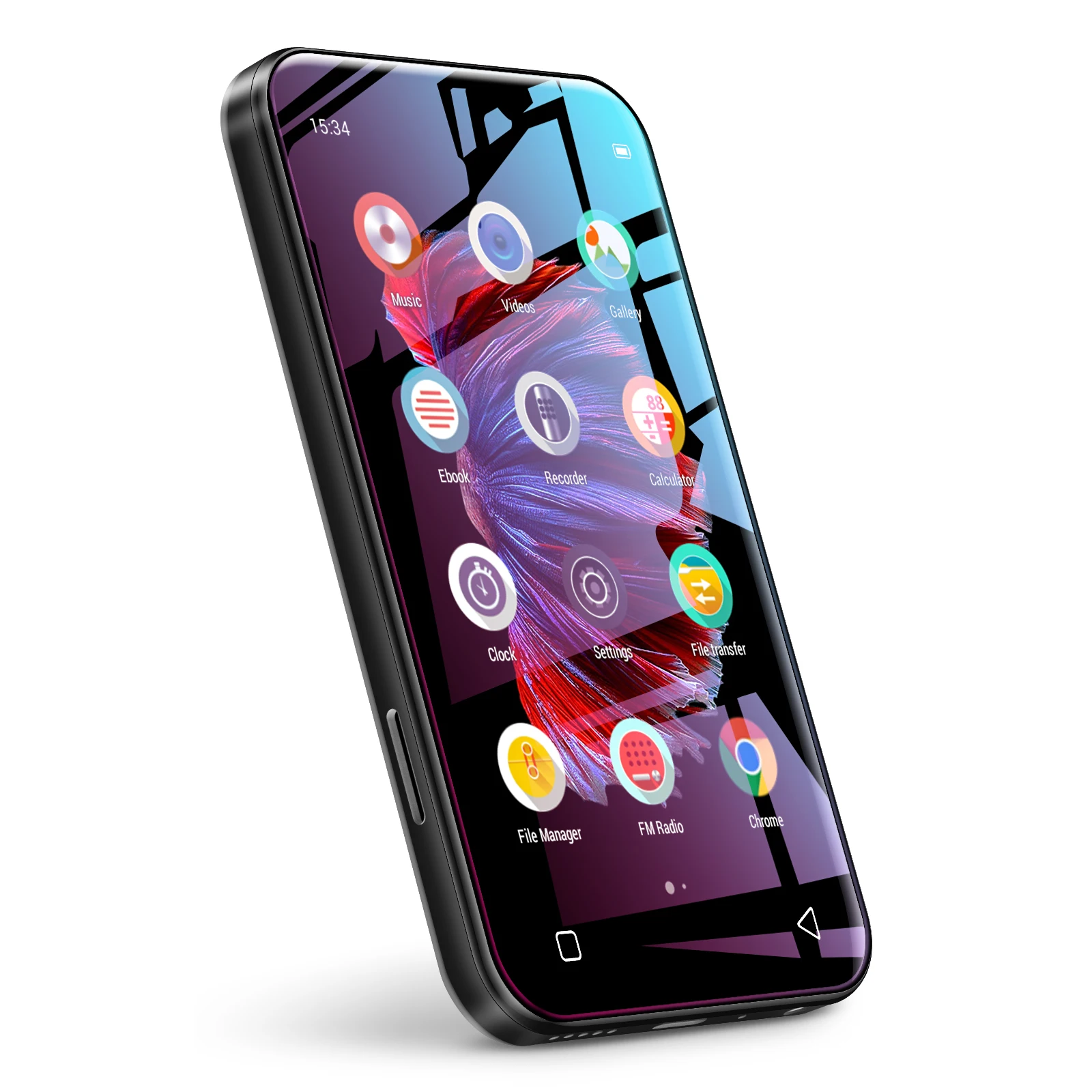 72GB 4.0" Full Touch Screen Mp3 Player Bluetooth Music Player FM Radio Recorder Ebook Clock Browser