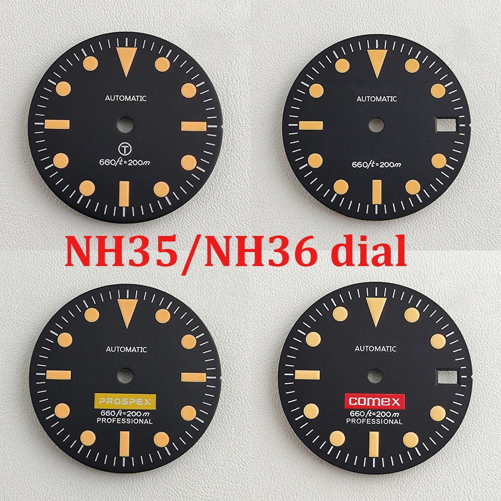 NH35-dial-NH36-dial-28-5mm-retro-dial-green-luminated-dial-suitable-for ...