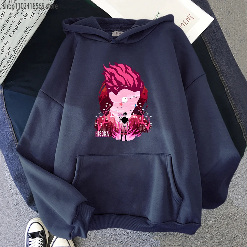 

Hunter X Hunter Hoodies Hisoka Sweatshirt with Hooded Men/Women Clothing HxH Anime Print Top Y2k Sudaderas Spring Autumn Casual