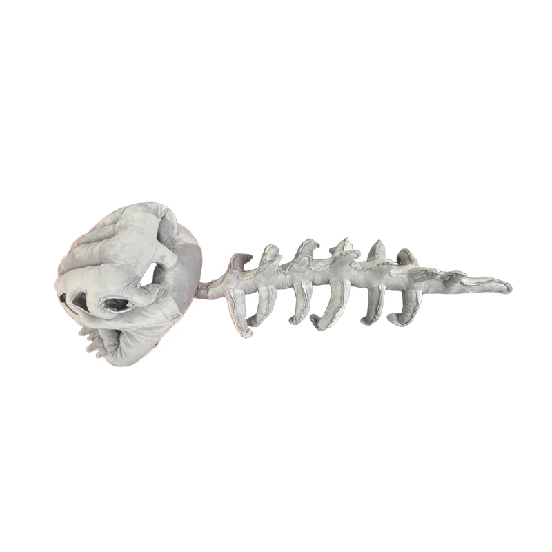 Tocado de esqueleto de dinosaurio, gorro divertido de disfraz de hueso con Material de felpa para niños, novedad creativa de fiesta temática de dinosaurio