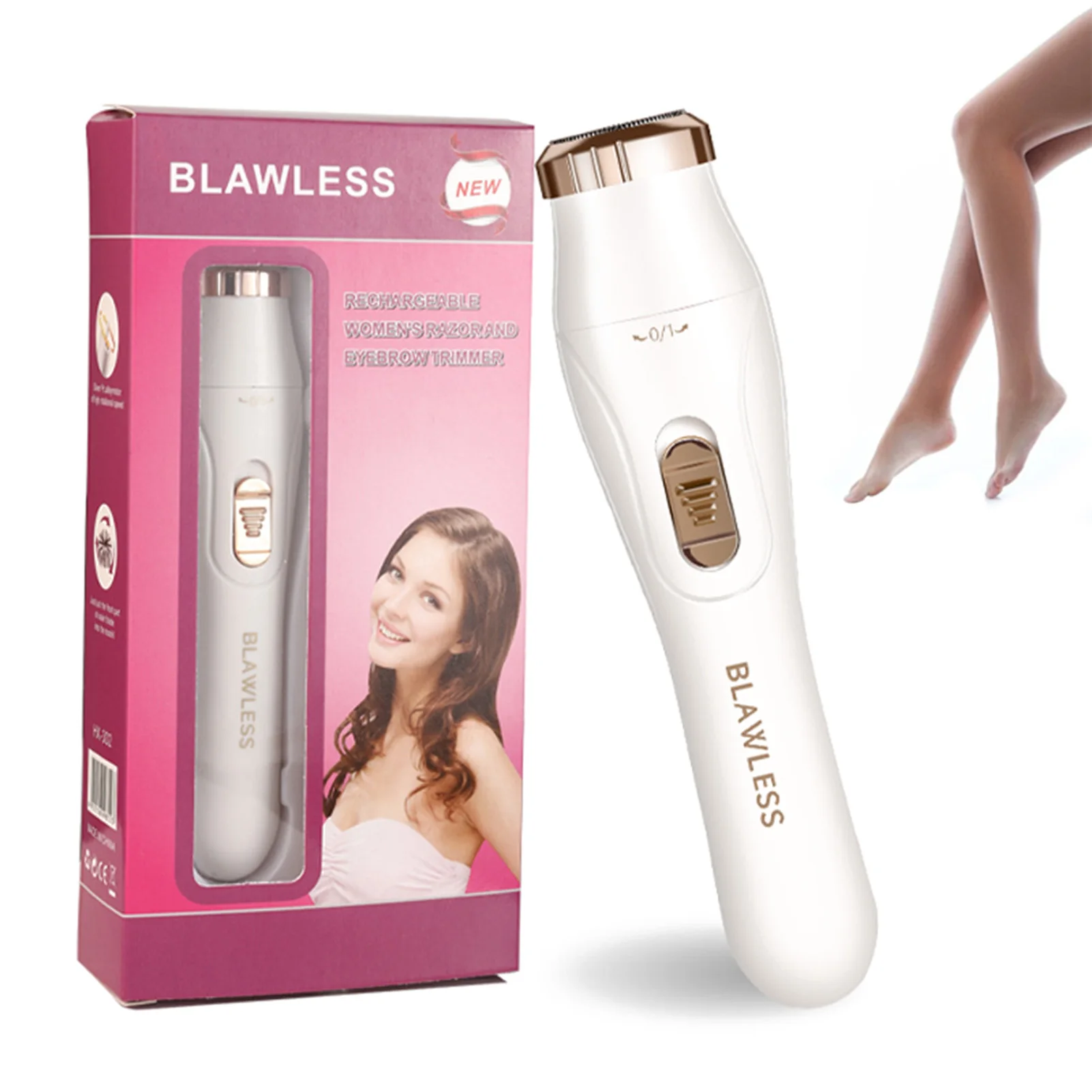 Electric Hair Trimmers for Women Waterproof  Razor Painless Private Body Hair Removal Device shaver Bikini Arm Leg Face Shaving
