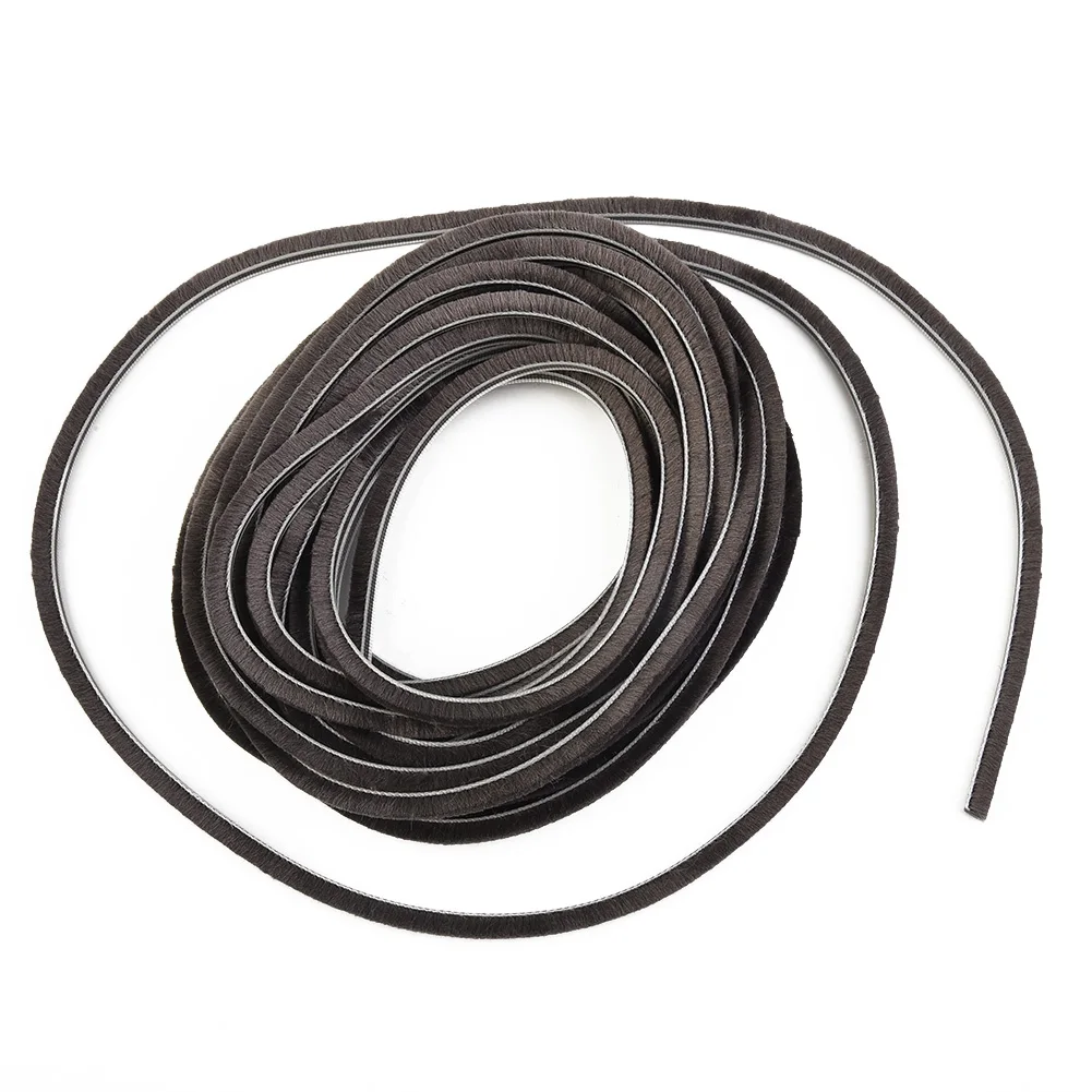 10m Water-resistant Dustproof Soundproof Door Seal Strip with Brush