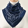 68*68cm Fashion Hip Hop Bandana Square Scarf Cowboy Cashew Black Paisley Headband Print For Women/Men/Boys/Girls 5