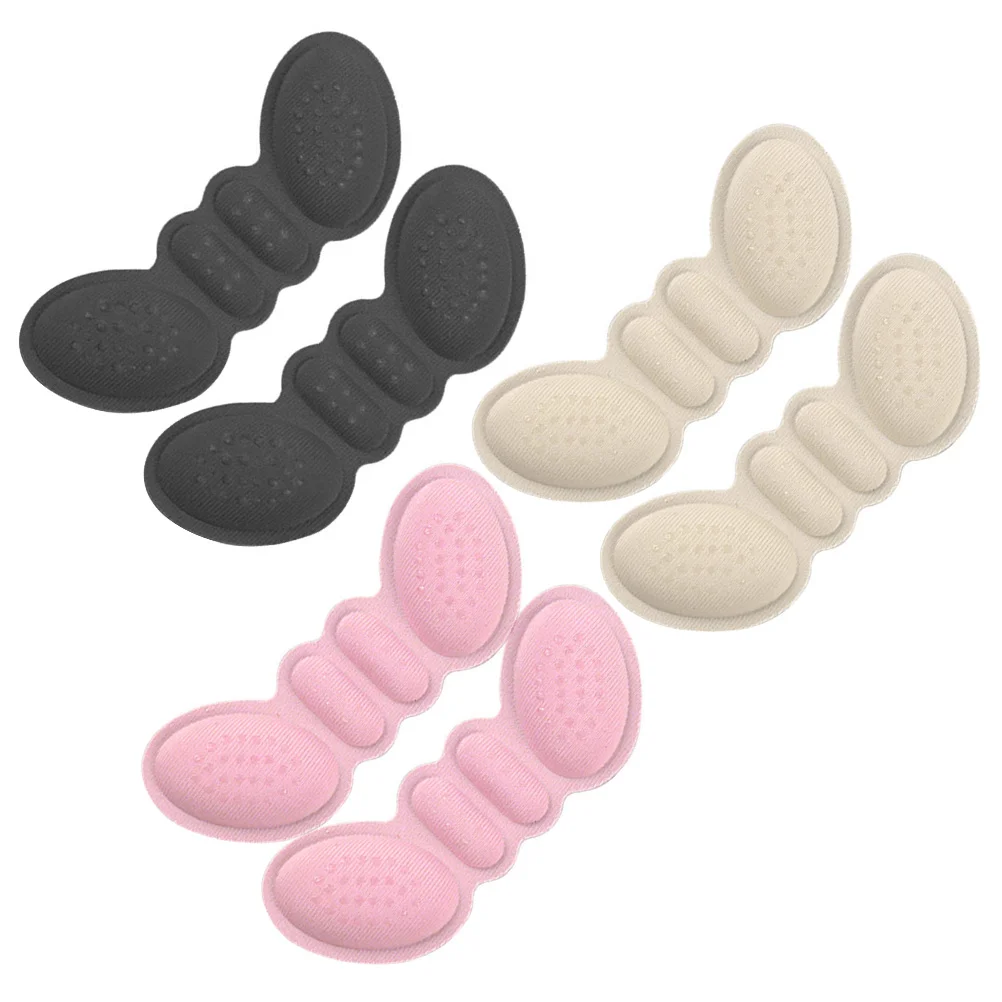 

3 Pairs/1 Shoe Pads Heel Protector Pedicure Foot Tub Woman Shoes Grips Floor Mat