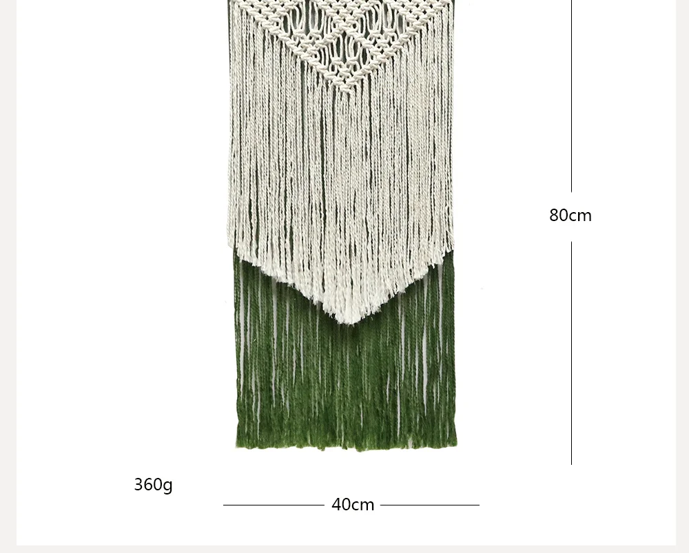 Nordic style new woven tapestry tassel handmade wall decoration bedside sofa background wall decoration Bohemian wall_voghion.com
