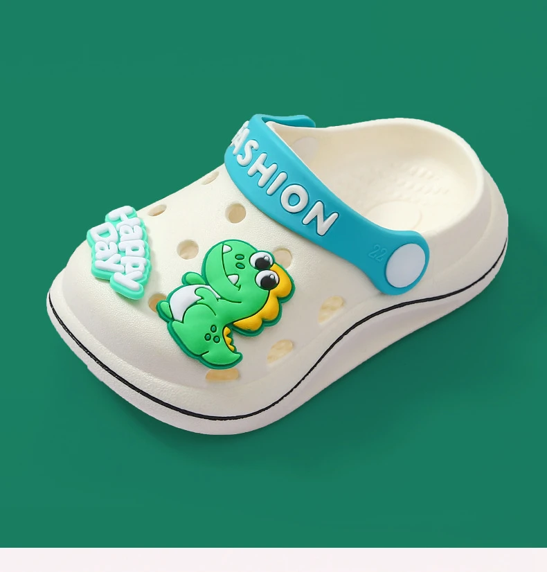 Description Picture 4 of itemKids Hollow Mesh Slip-On Slippers Boys Girls Non-Slip Breathable Lightweight Soft Sole Home Outdoor Beach Sandals  Toddler