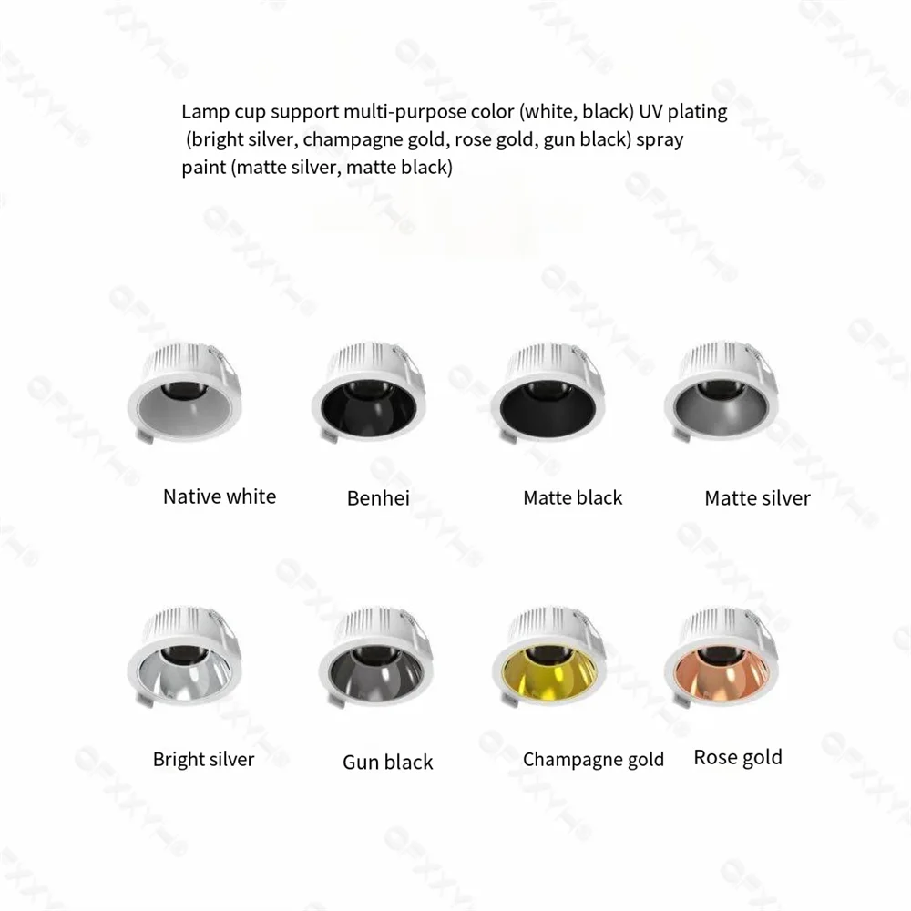 Dimmable Led Downlight Light COB Ceiling Spot Light 5W 7W 10W 12W 15W 18W 25W Ceiling Recessed Indoor Lighting AC110V-220V led downlight recessed ceiling spotlight ceiling lamps