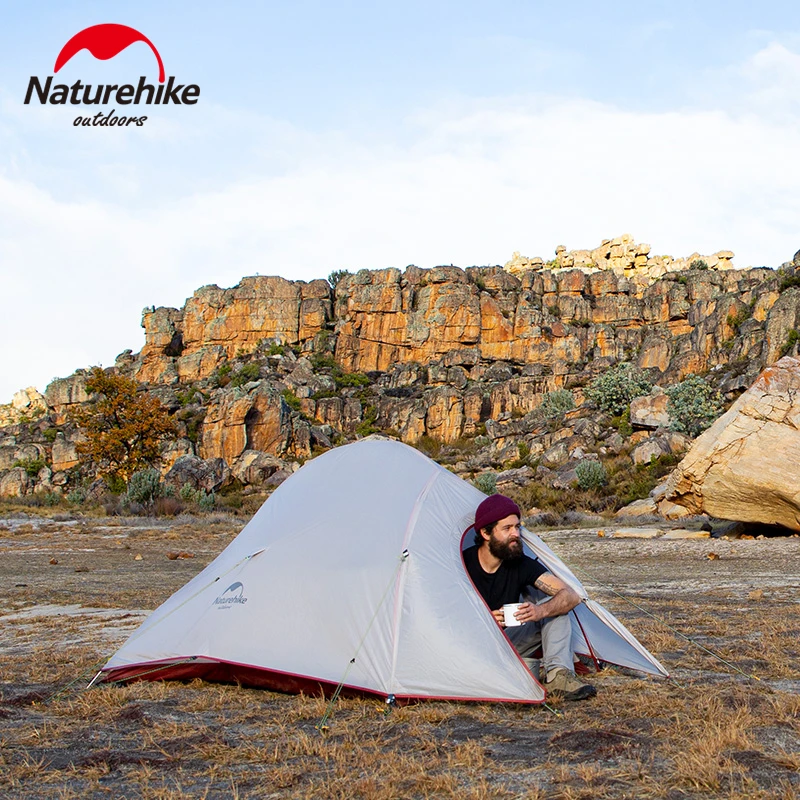 Naturehike Cloud Up Series 1 2 3 Person Ultralight Hiking Camping Tent 20D Outdoor Family Beach Waterproof Backpacking Tents