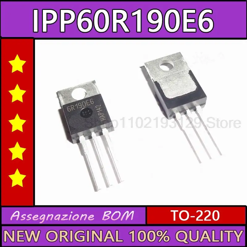 

10 шт. IPP60R190E6 6r190e6 TO-220.