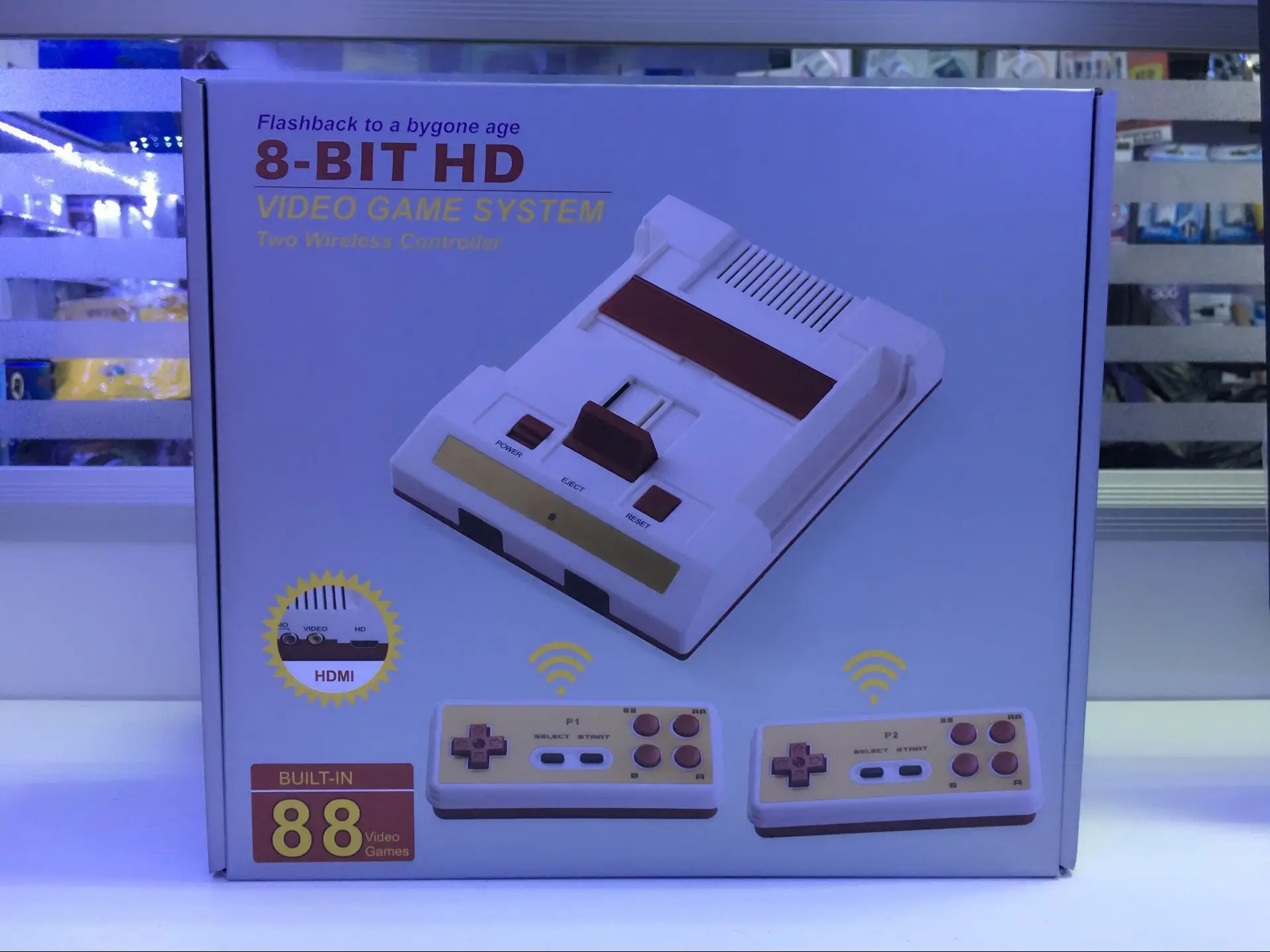 C-37 HD Retro Video Game Console 8-Bit Games Wireless Controller