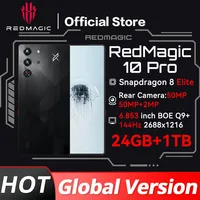 World Premiere Global Version RedMagic 10 Pro 5G Gaming Phone 6.853" Snapdragon 8 Elite 7050mAh 80W Charge 50MP NFC 1