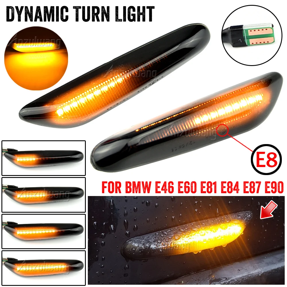 Phares DAYLINE BMW E60 _ LED Blinker_04-07Noir - SWB16GXBL