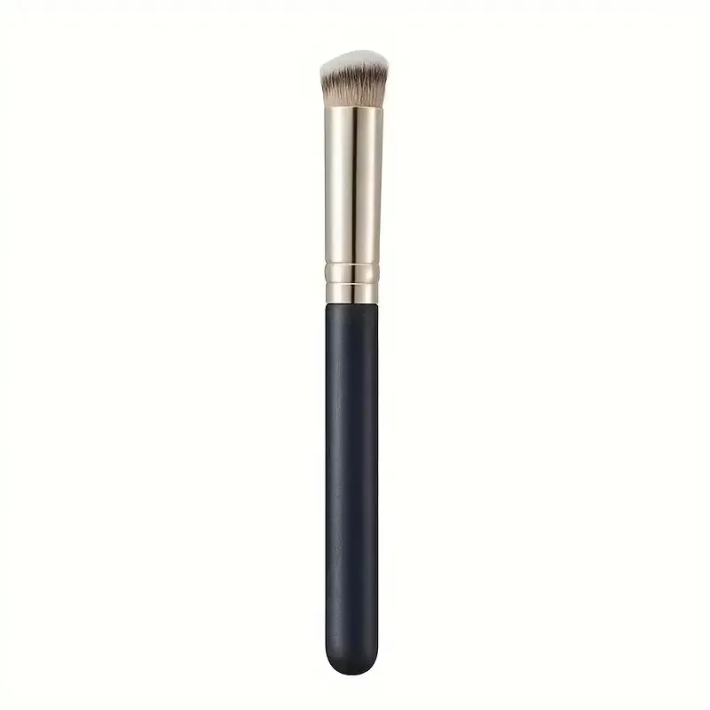 Oval Kabuki Brush - Airbrush Finish Foundation Tool for Liquid/Cream/Powder, Vegan & Cruelty-Free (Beginners & Pros)