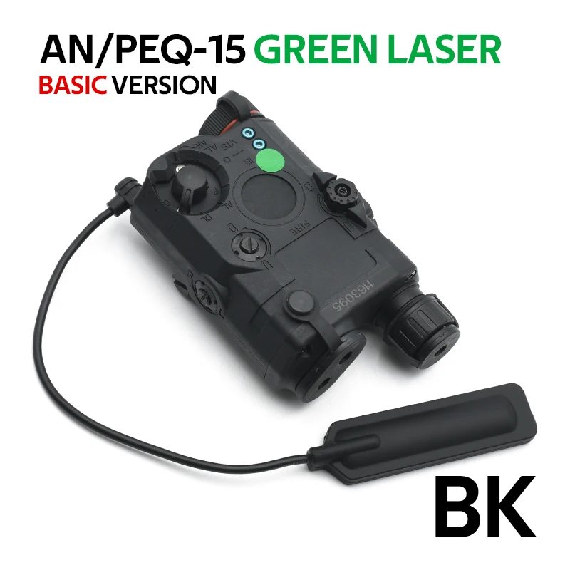 FMA PEQ-15 高級バージョン FMA PEQ-15 Upgrade Version LED White Light + Green Laser
