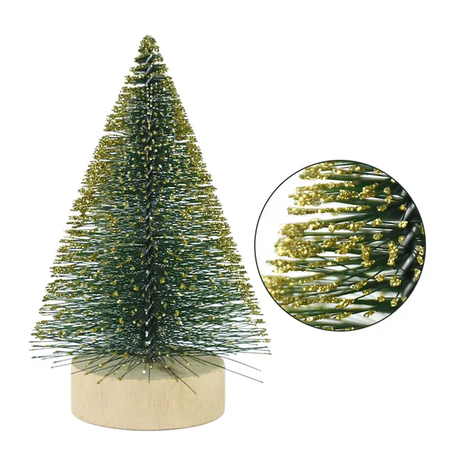 15Cm Mini Cedar Pine Kerstboom Desktop Ornament Voor Thuis Fake Kerstboom Kerst Navidad - AliExpress
