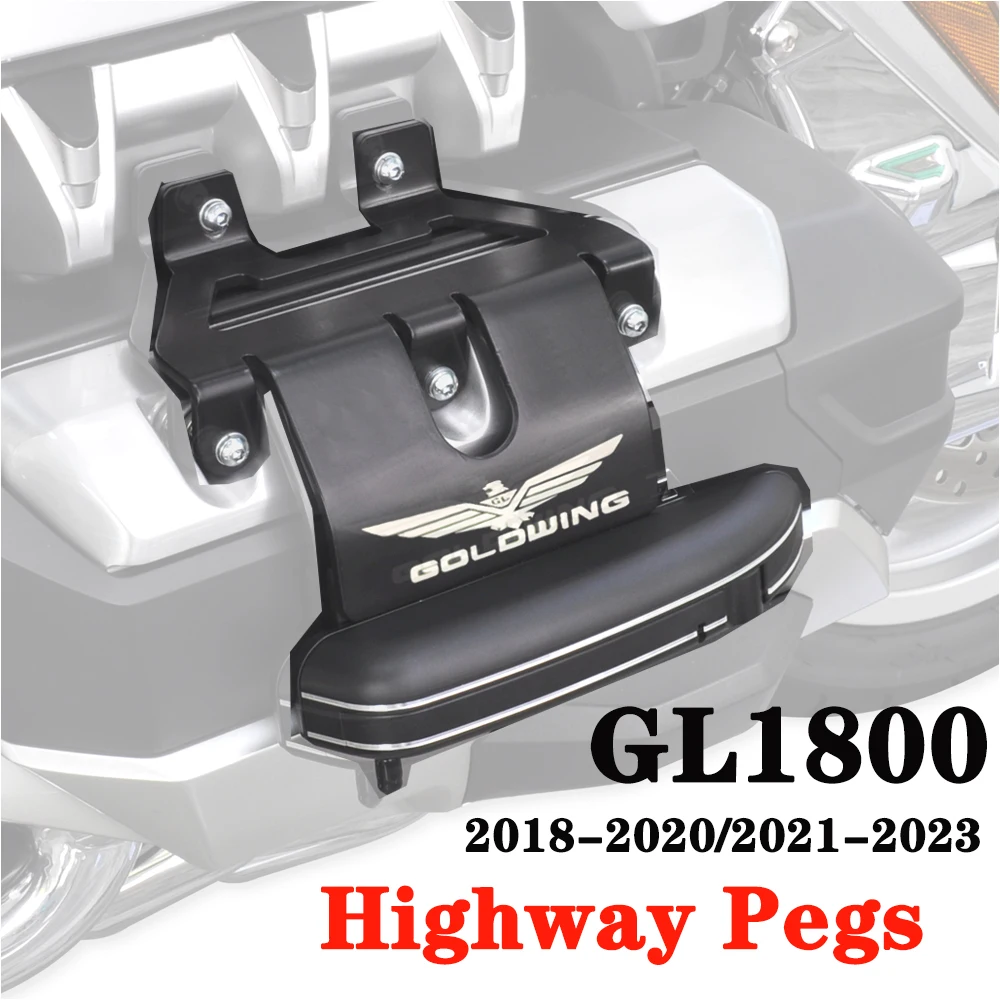Per Honda Gold Wing 1800 Pedali A Piedistallo Gl 1800 Driver Peg F6B 2018 - 2023 Per Gl1800 Highway Pioli Moto Flip Pedane