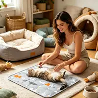 Pet Cooling Mat Scratch Resistant Cold Pet Sleeping Mat Cooling Dog Bed Pad For Small Medium Large Puppy Kittens Indoor Outdoor 4