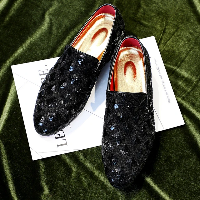 Men Shoes Autumn Modern Casual Black Patent Leather Fringe Elegant Office  Business Loafers Designer Fashion Plaid Print Handmade - AliExpress
