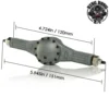 Kingkong RC 120mm Diff Metal Power Rear Axle for 1/12 RC ZIS-150/CA10/Tamiya Tractor Truck D-E018 1
